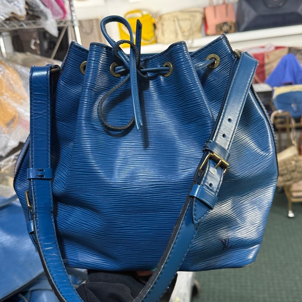 LV Blue Epi Bag